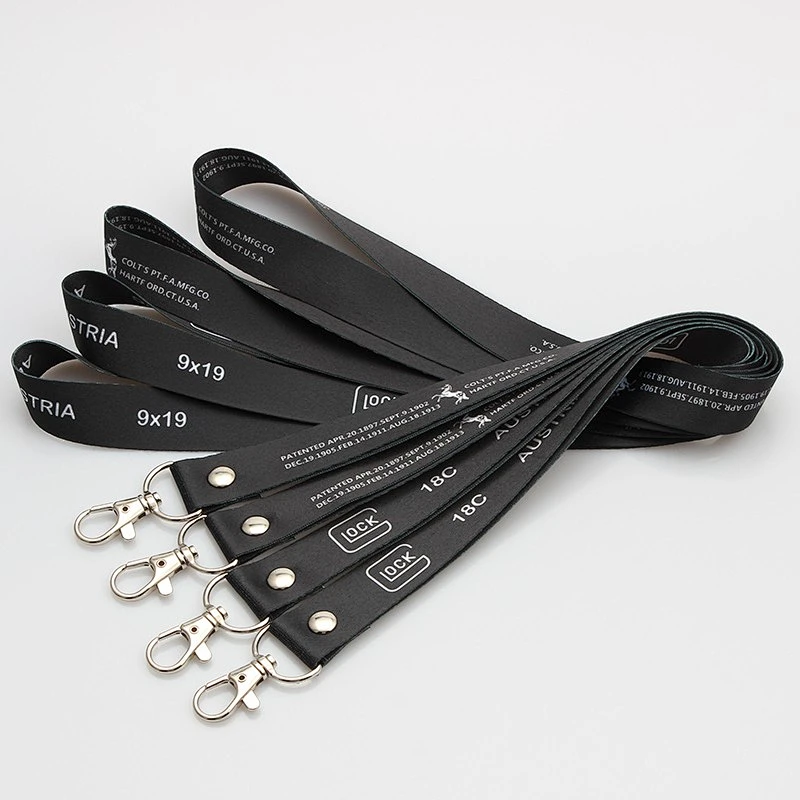 Beautiful design custom sublimation orange polyester vip lanyard