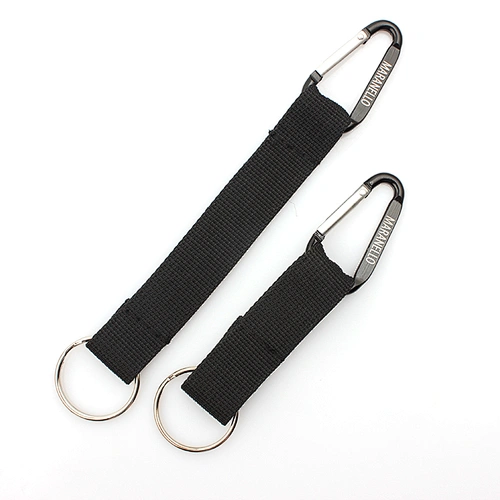 Custom logo karabiner climbing hook carabiner key lanyards
