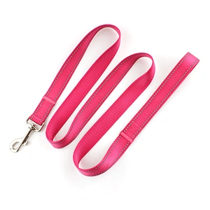 Pet supply new style custom soft reflective pink dog leash