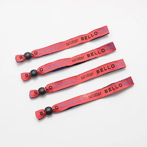 China manufacturer polyester wristband for gym