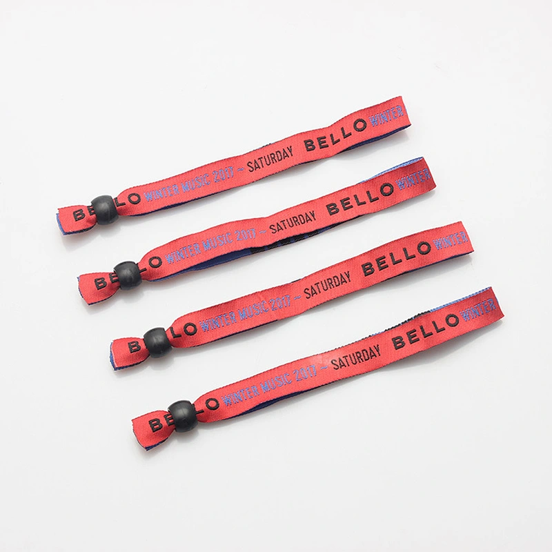 China manufacturer polyester wristband for gym