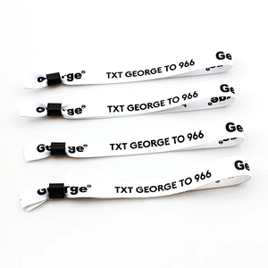 One-time Printed Plastic Buckle Wristband For Sports