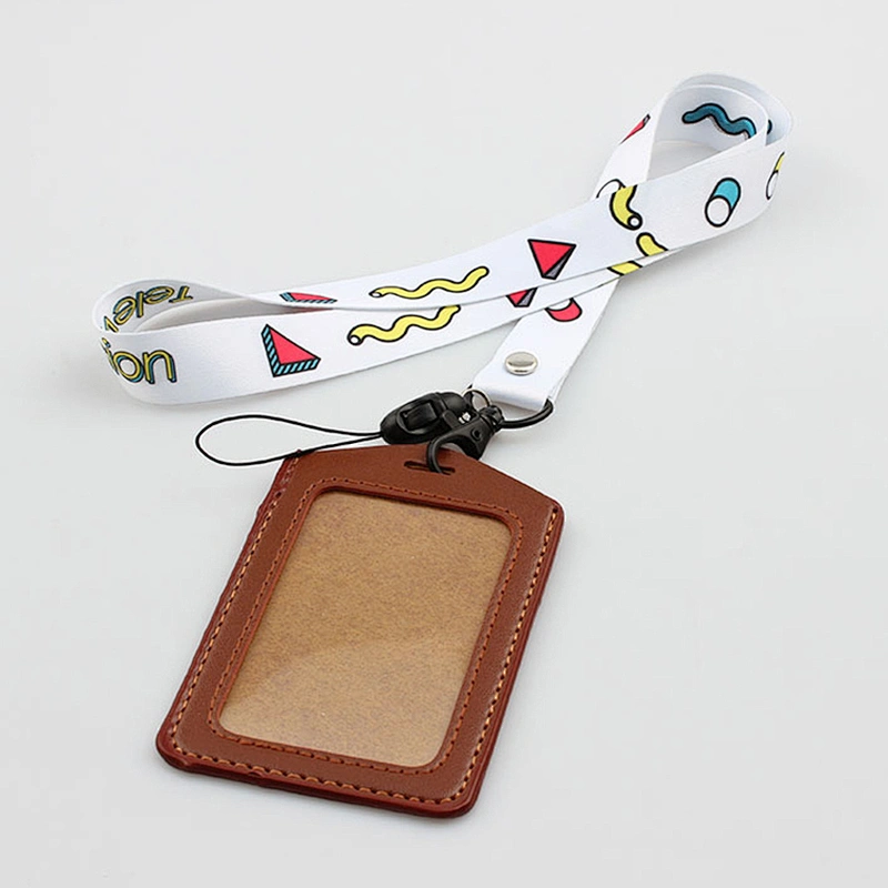 OEM cute lanyard and id card holder necklace