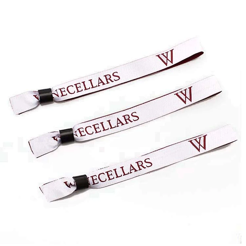 Custom fashion design woven fabric RFID tag id wristband