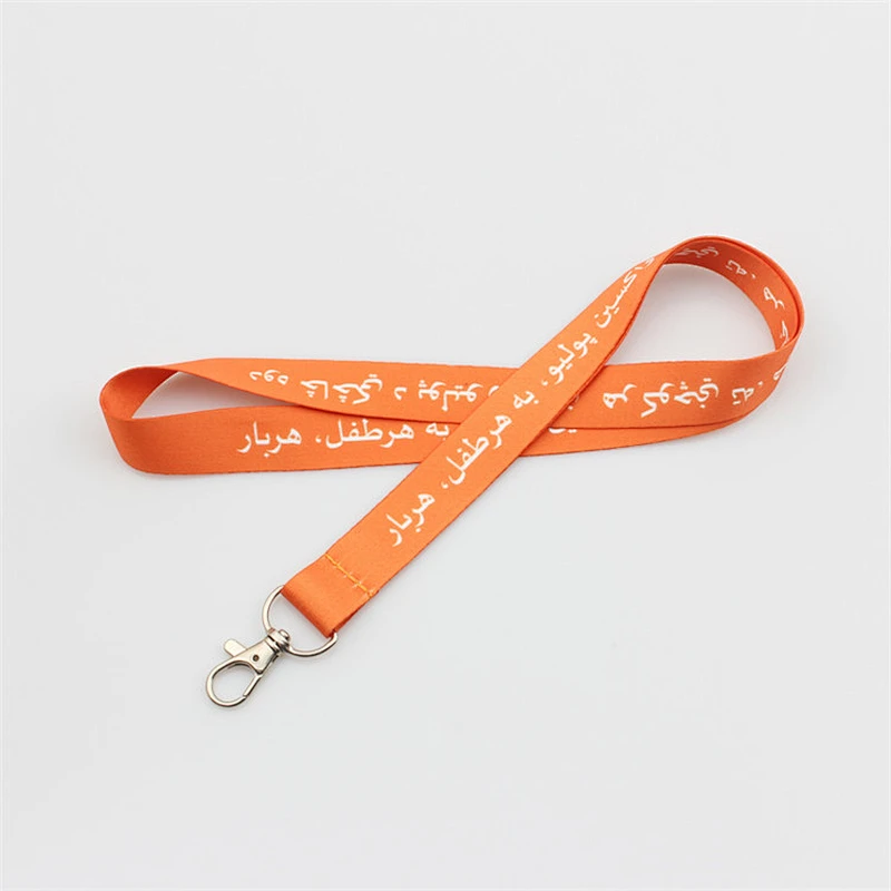 Factory bulk sale Polyester cheap lanyard without printing