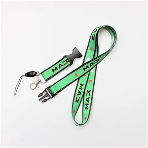 Custom lanyard with satin material for wallet