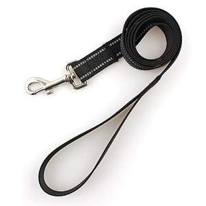 Personalized solid custom logo pet dog leash oem