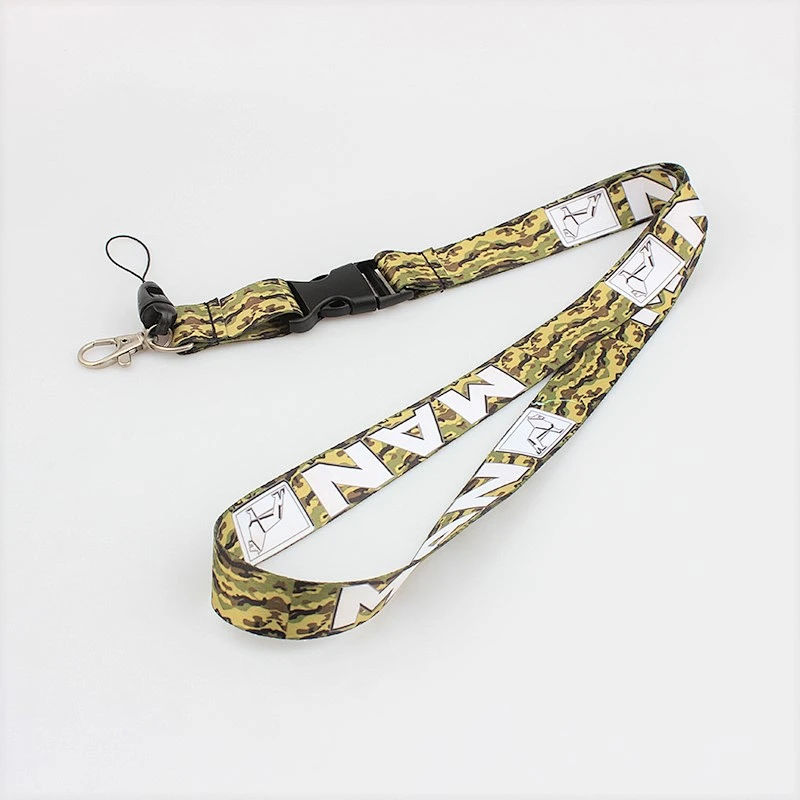 Theme decoration festival printed ribbed phone case lanyard