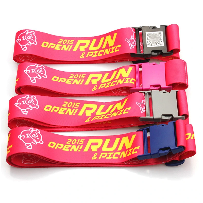 Customized fashion QR code top quality luggage bag belt