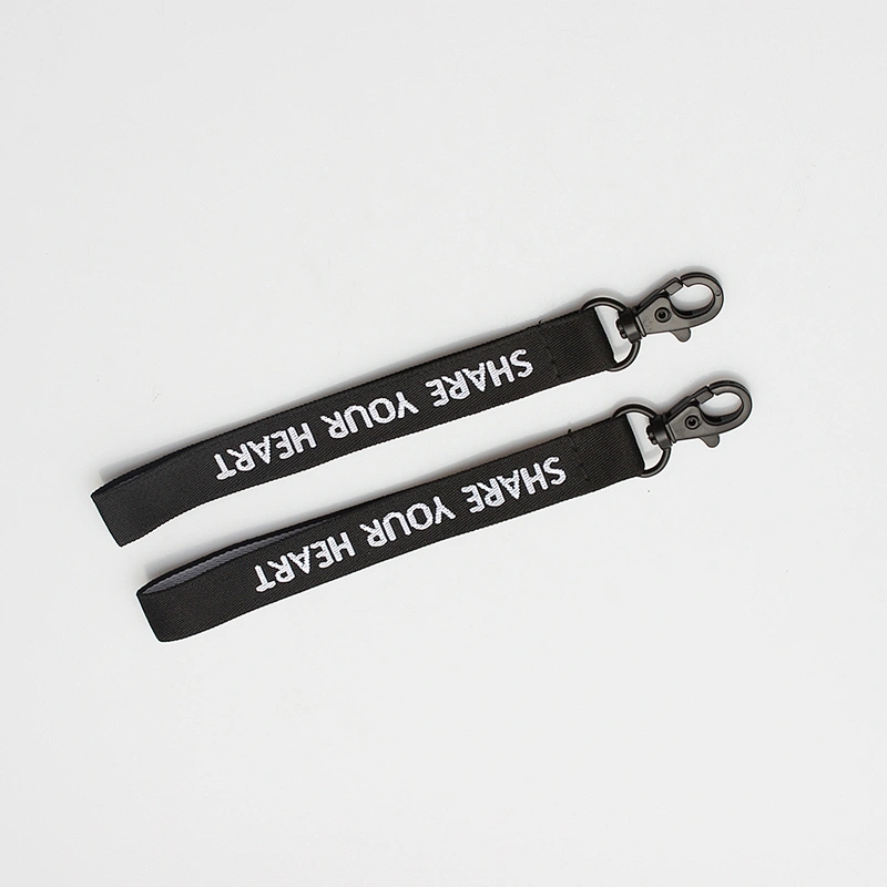 Cell phone custom short strap lanyard for gift