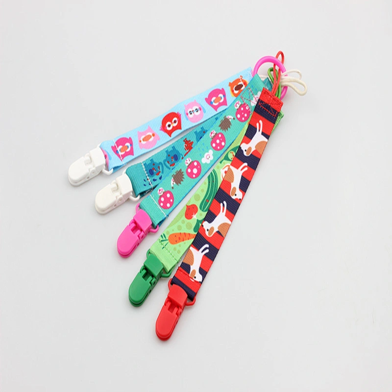 Baby cartoon pacifier clip safety soother chain holder