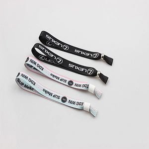 Birthday party supplies favors for kids girls polyester bracelets wristband