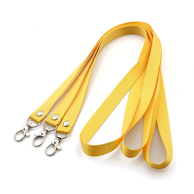 16 mm solid color nylon flat neck straps