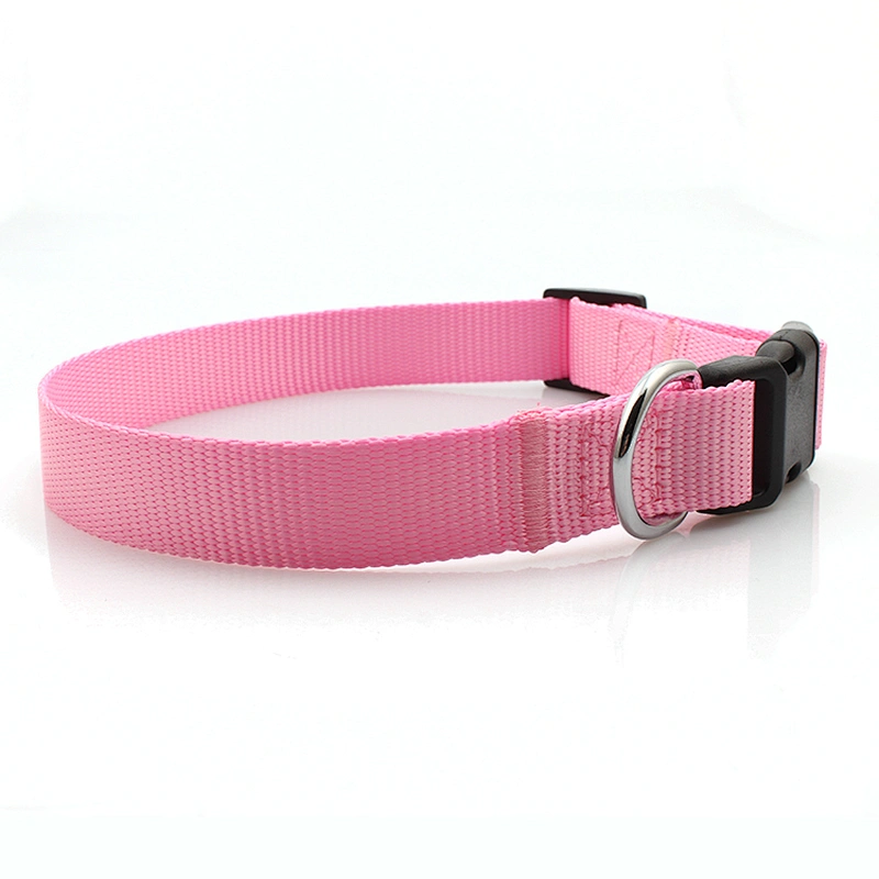 High quality pink custom collar and leash pet dog product