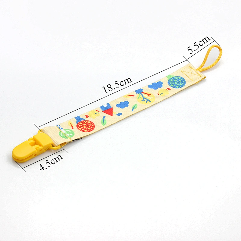 Factory custom baby soother clip pacifier clip chain