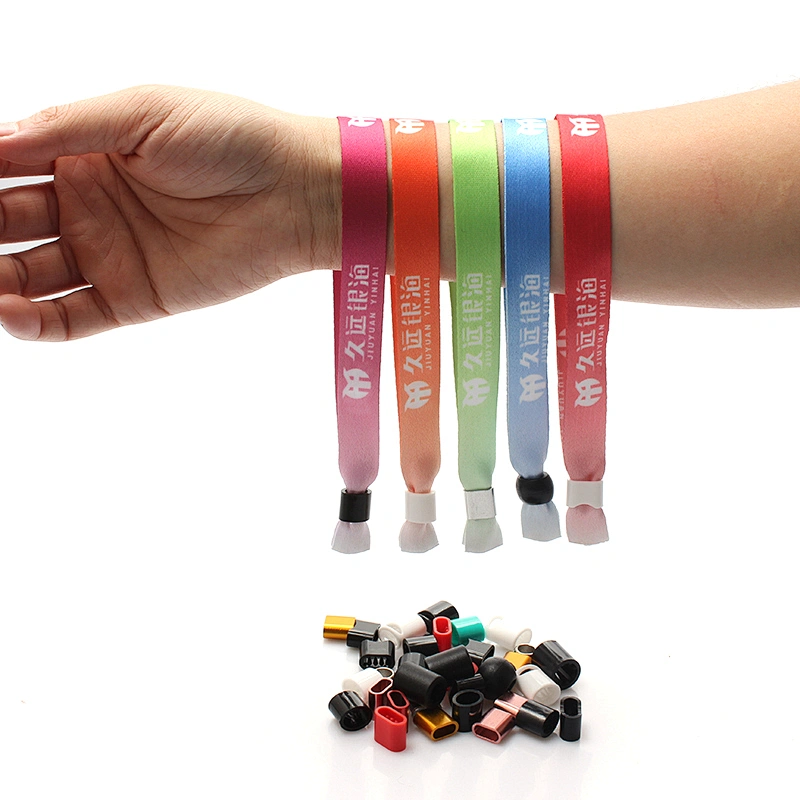 Manufacturer direct sales wristband with custom slide lock for party