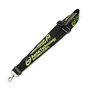 Cheap free design silk screen printing polyester lanyard for event