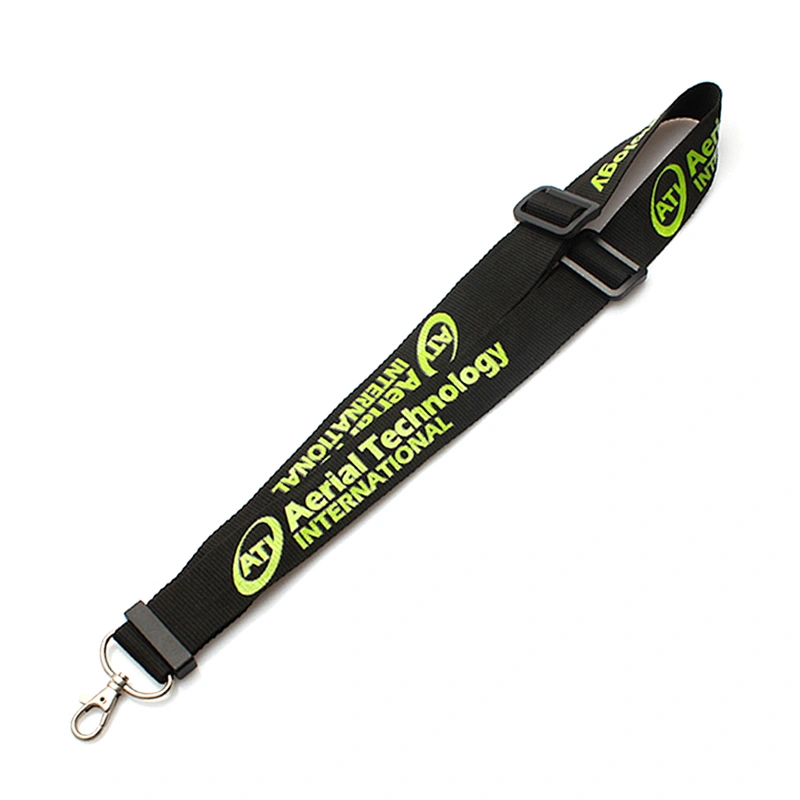 Cheap free design silk screen printing polyester lanyard for event