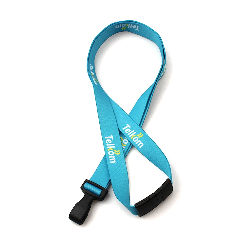 Personalized logo neck printed polyester breakaway lanyards