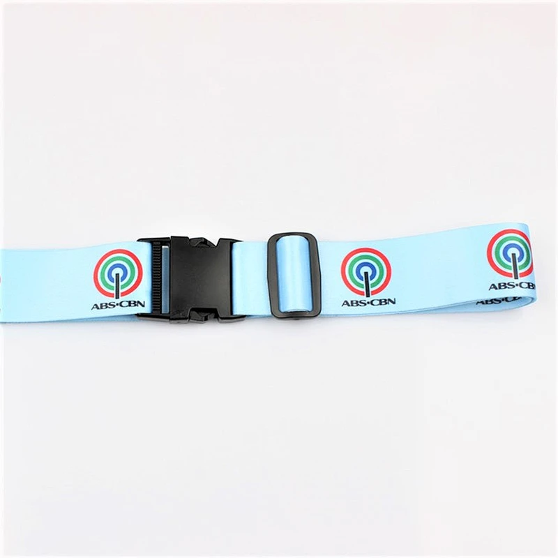 Wholesale personalized design lockable fabric luggage straps for travel