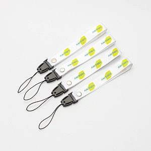 Cell phone custom short strap lanyard for gift