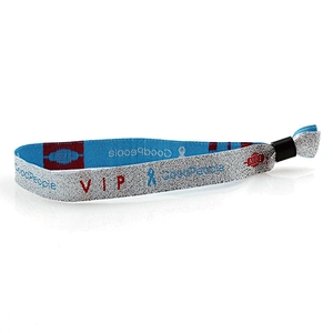 Personalized Custom Printing Logo Polyester Wristband No Minimum Order