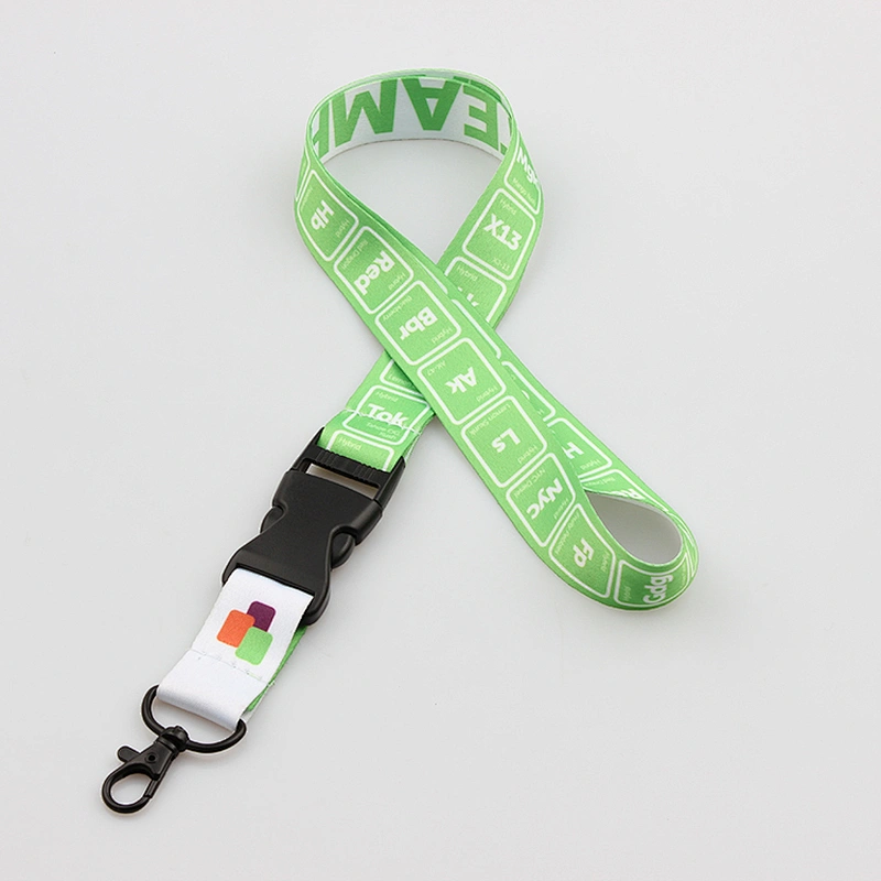 Custom pretty good quality polyester lanyards no minimum order