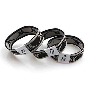 Custom Polyester Soft RFID Elastic Wrist Band Fabric Wristband For Events