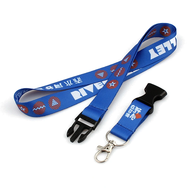 Custom printed various styles name brand lanyard