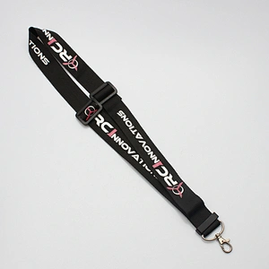 High quality attractive advertising woven print cool camera neck strap