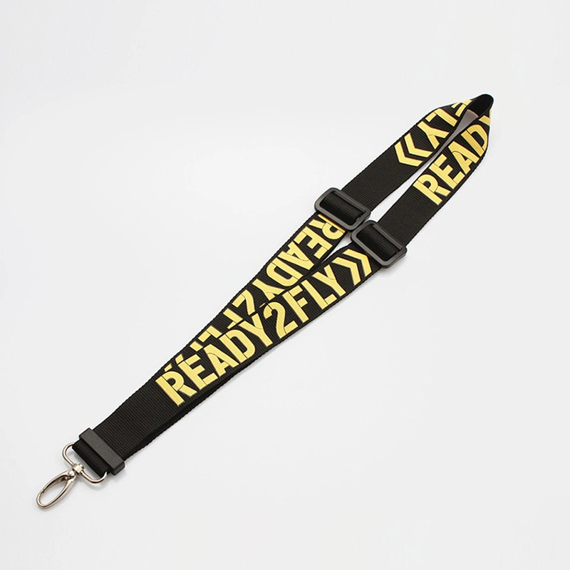 Cheap free design silk screen printing polyester lanyard for event