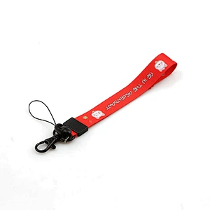 Fashion custom mobile phone short strap for promotional gift