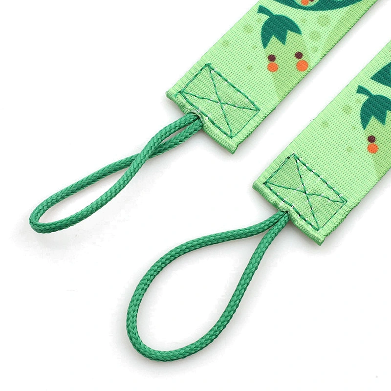 Polyester Funny Dummy Nipple Pacifier Holder Clip For Baby