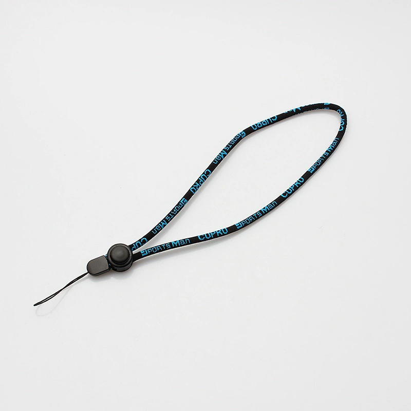 Fast delivery top supplier woven keycord lanyard with key ring