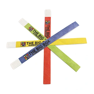 Cheap Custom Paper Tyvek Wristbands Id Bracelet For Events