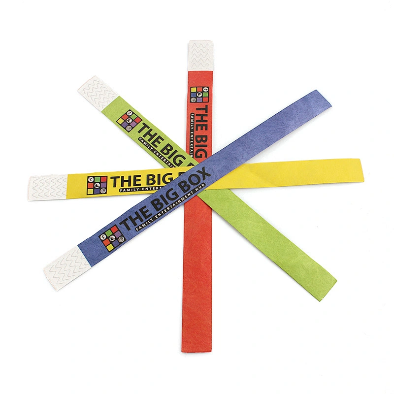 Cheap Custom Paper Tyvek Wristbands Id Bracelet For Events