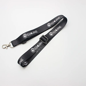 Hot custom flat sublimation polyester lanyard no minimum order