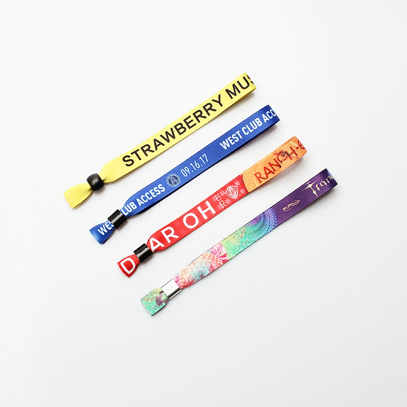 Full-color customized sublimation entry wristbands for event