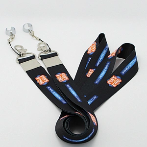 Custom dye sublimation polyester school to use lanyard