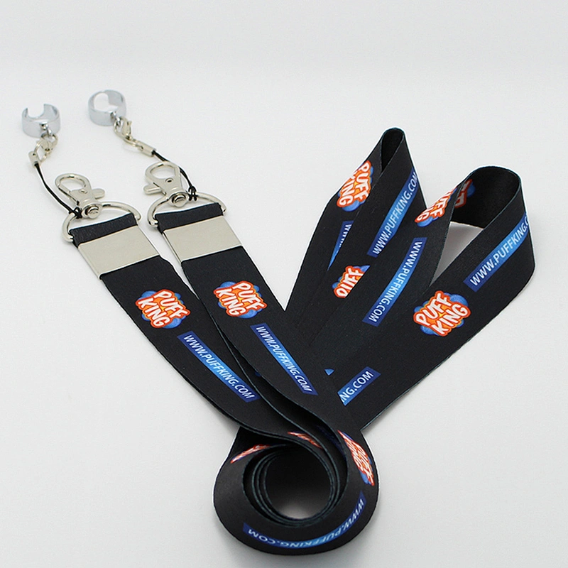 Custom dye sublimation polyester school to use lanyard