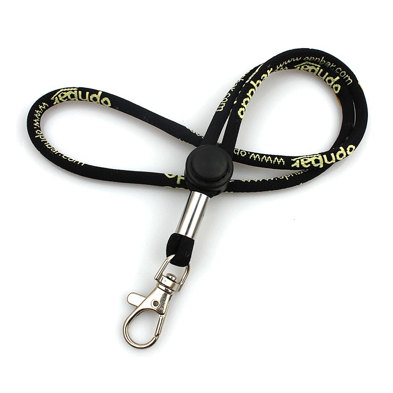 Wholesale Bulk Heavy Duty Round Polyester Neck Lanyard for Key