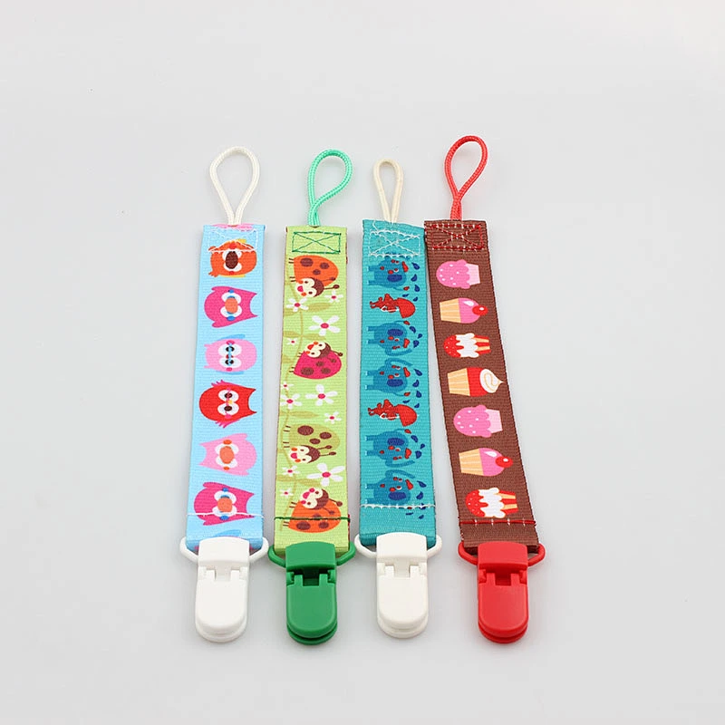 Soother Dummy Customized Pattern Print Newborn Baby Pacifier Clip