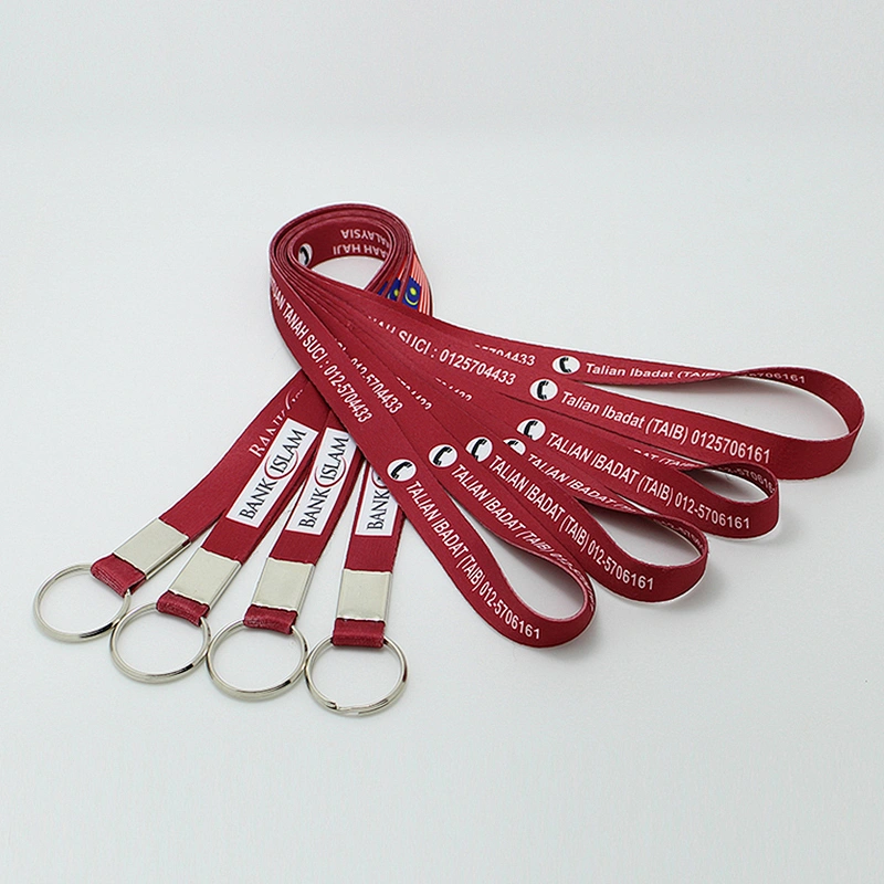 Custom dye sublimation polyester school to use lanyard