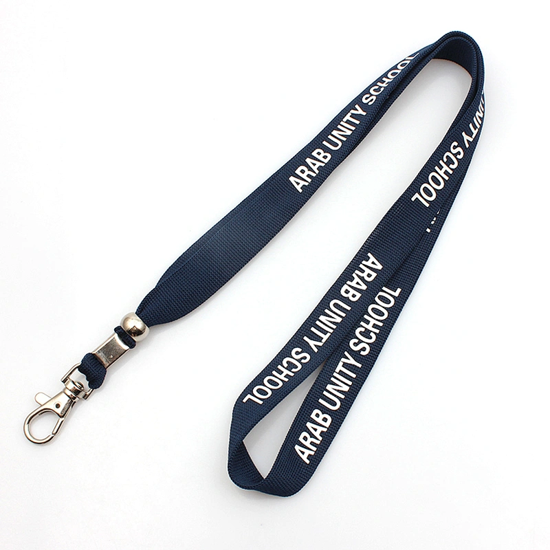 Free design cheap custom police whistle lanyard webbing with your own logo