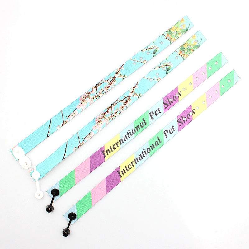 Promotional fabric advanced friendship custom RPET wristband