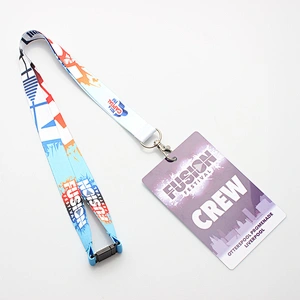 Guangzhou manufacturer fashionable lanyard for id card holder