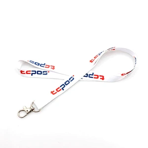 Custom printed lanyard sublimation key chain card holder