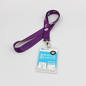 Flat polyester cheap personalize single custom sublimation lanyard