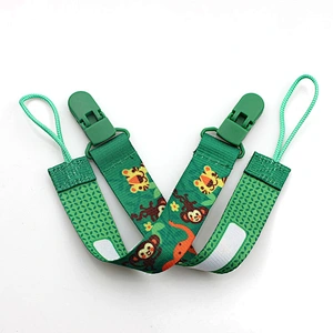 Wholesale 10 styles eco-friendly baby pacifier clip
