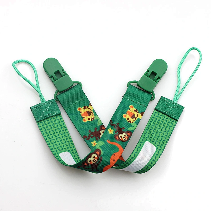 Wholesale 10 styles eco-friendly baby pacifier clip